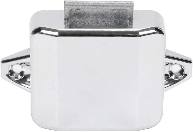 Push-button cabinet latches