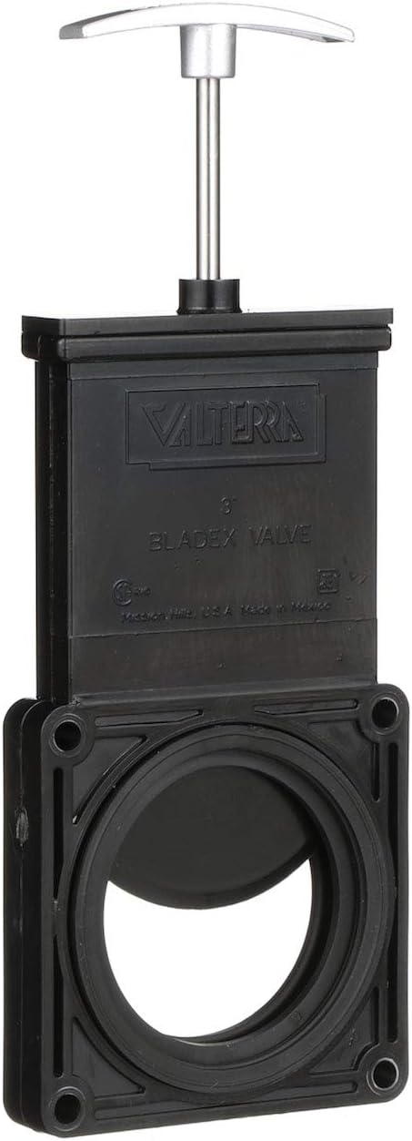 Valterra Bladex 3" Waste Valve Body with Metal Handle
