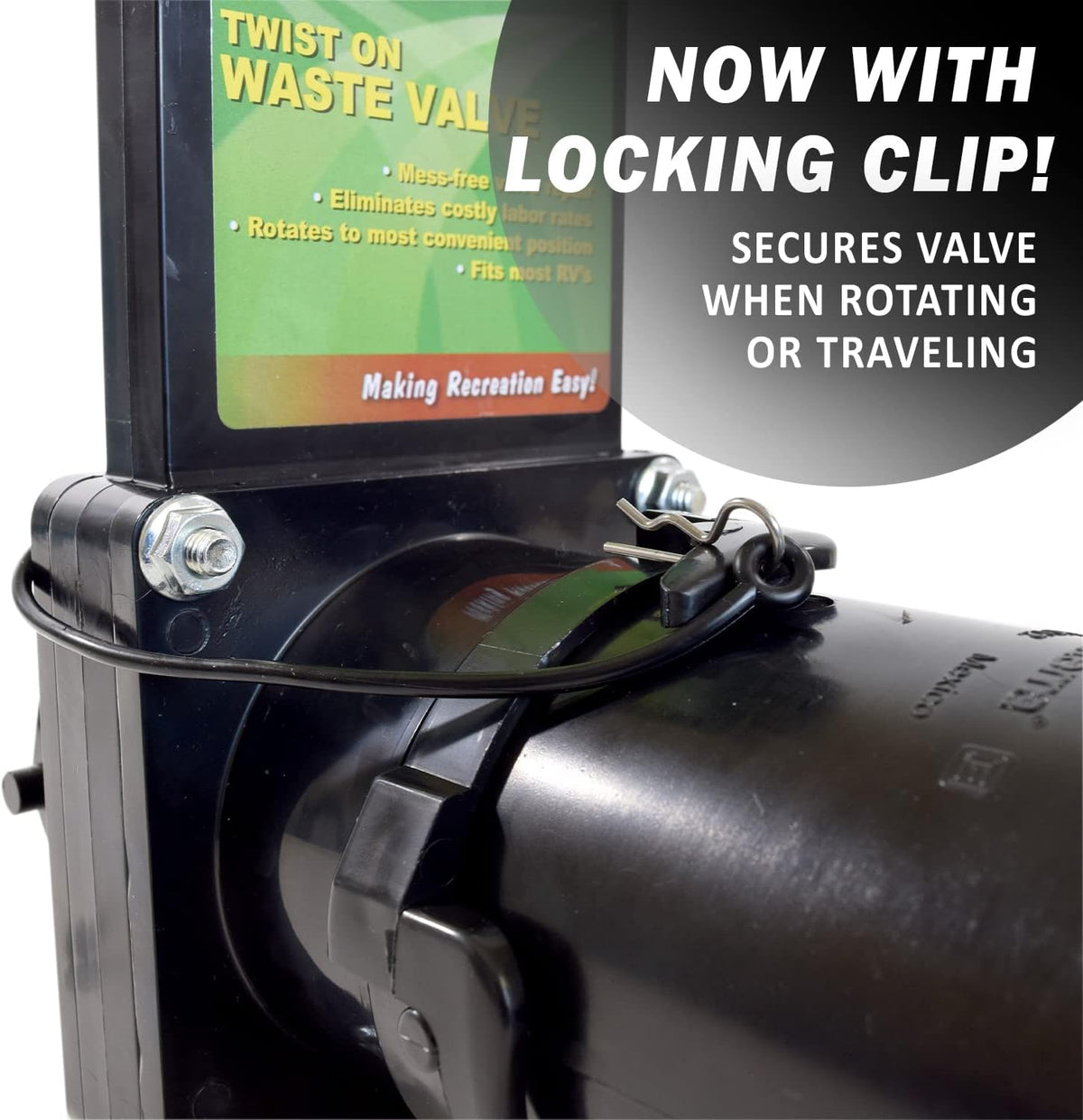 Valterra T58 Twist-On 3" Waste Valve
