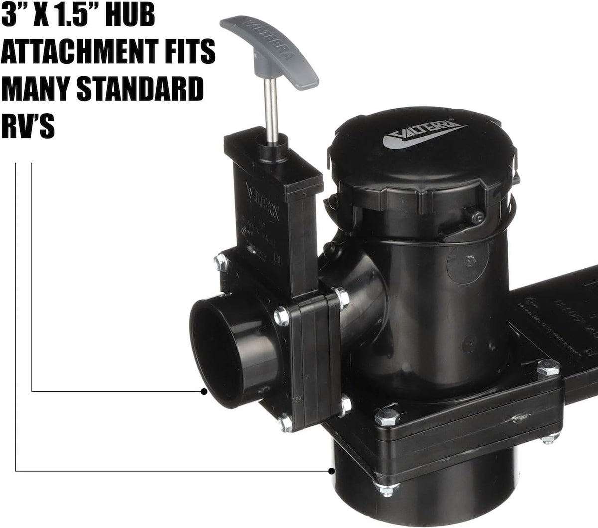 San Tee double rotating valve