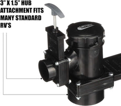 San Tee double rotating valve