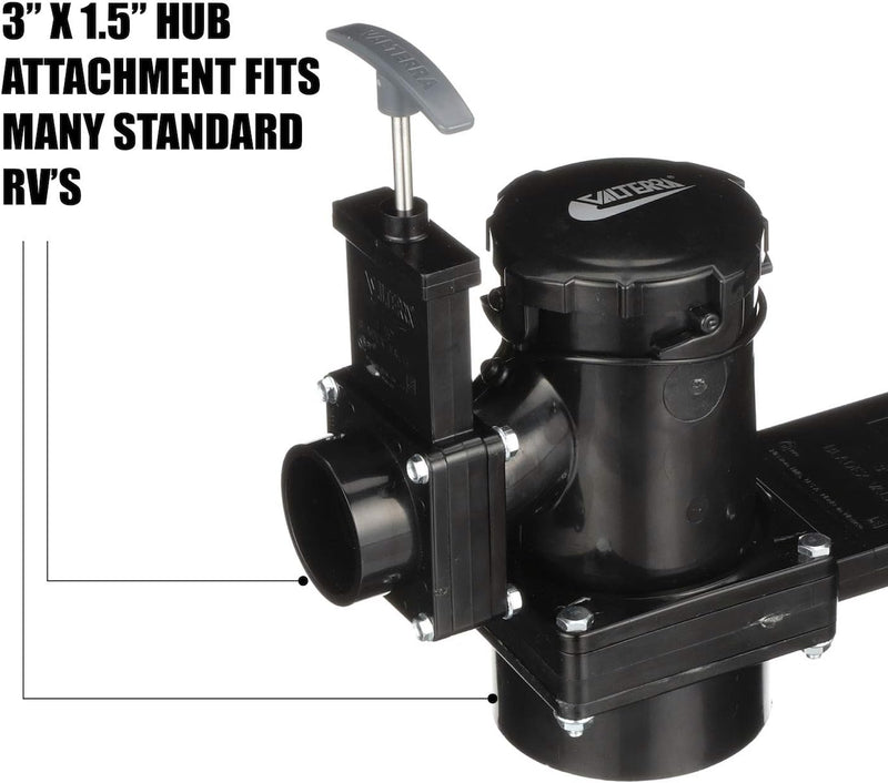 San Tee double rotating valve