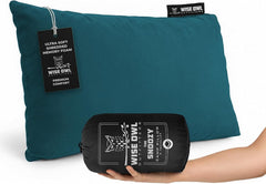 Memory foam camping pillow