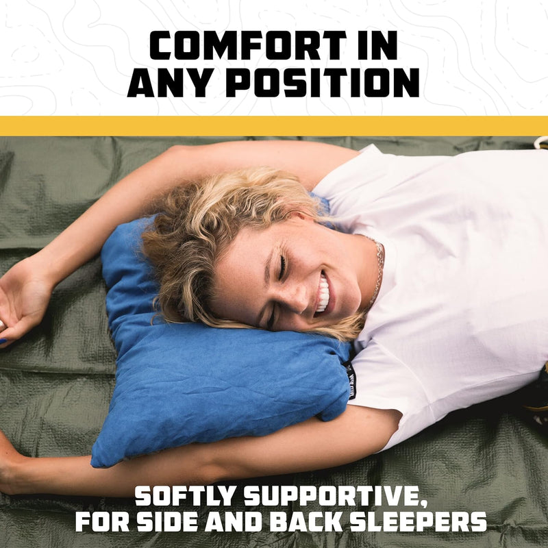 Wise Owl Outfitters Memory Foam Camping Pillow