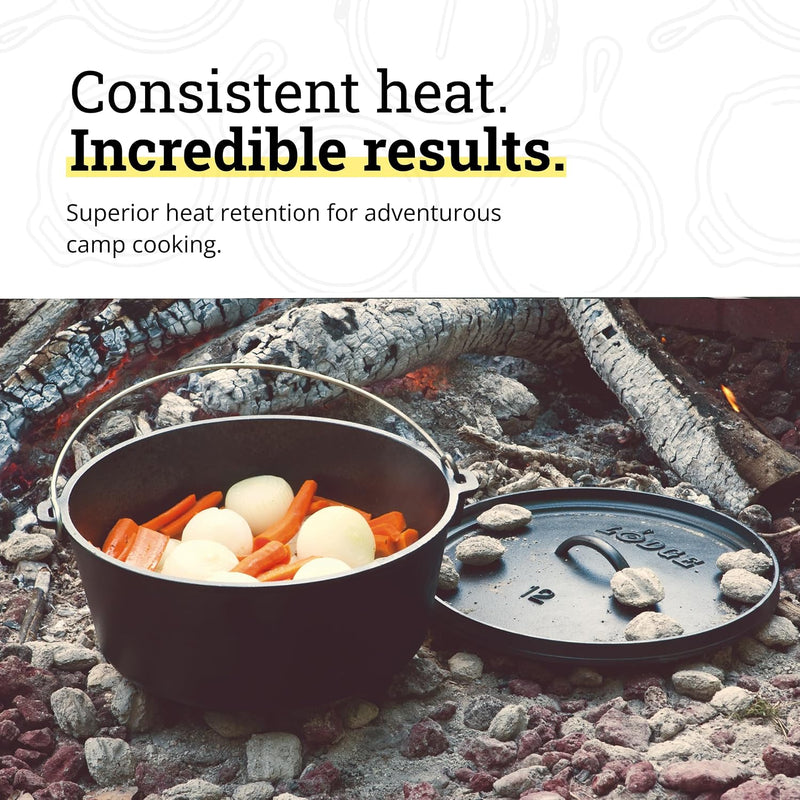 Cast iron camp Dutch oven