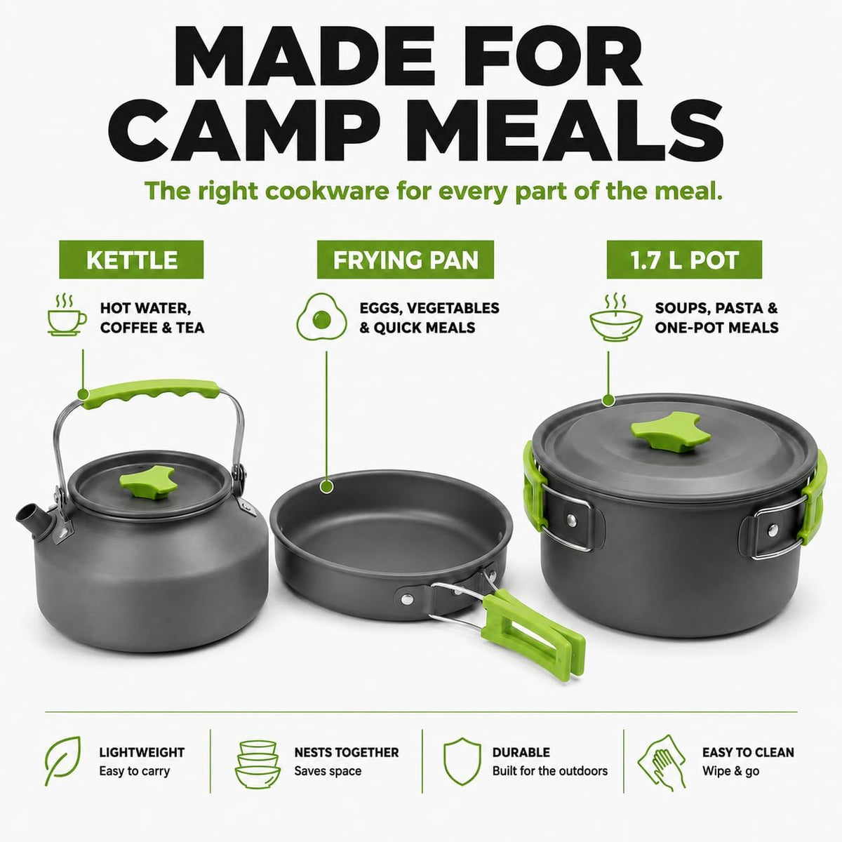 Camping mess kit