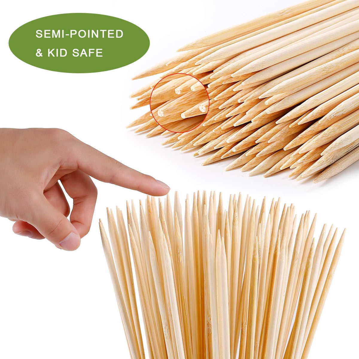 Bamboo roasting sticks