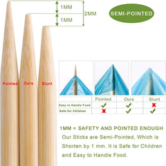 Bamboo roasting sticks