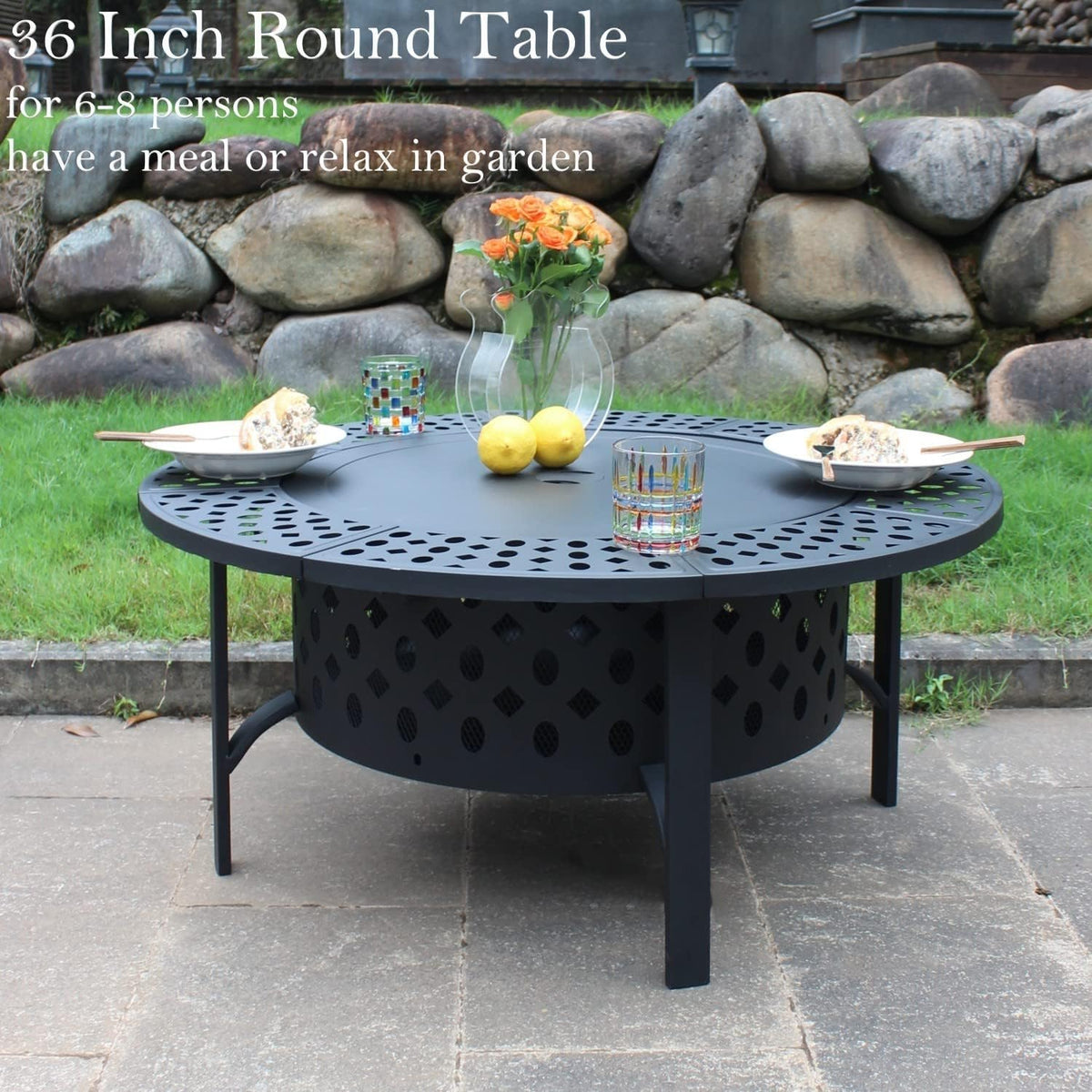 36 inch fire pit