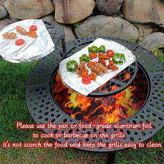 36 inch fire pit