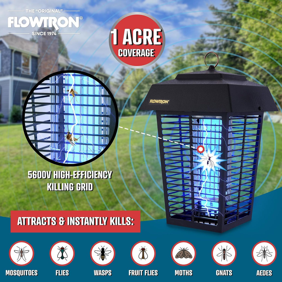 Outdoor bug zapper