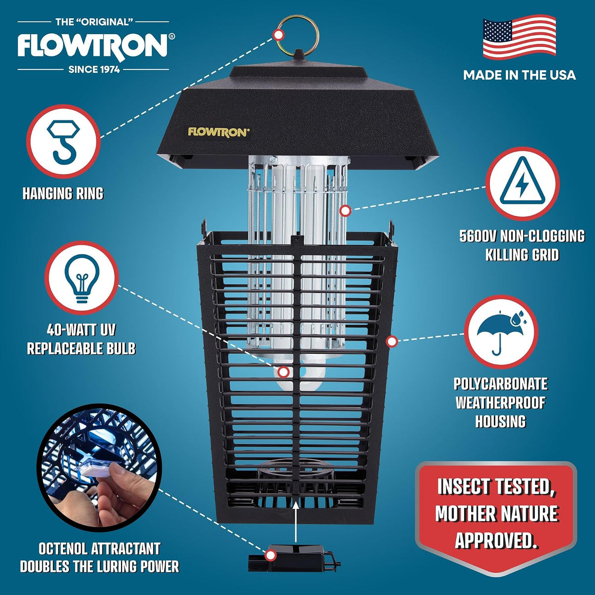 Outdoor bug zapper