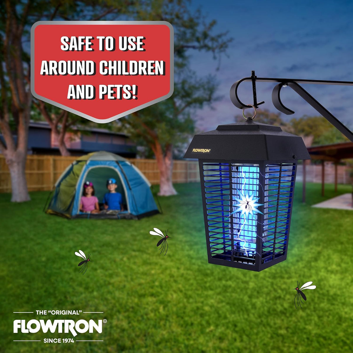 Flowtron 40W Outdoor Bug Zapper, 1 Acre