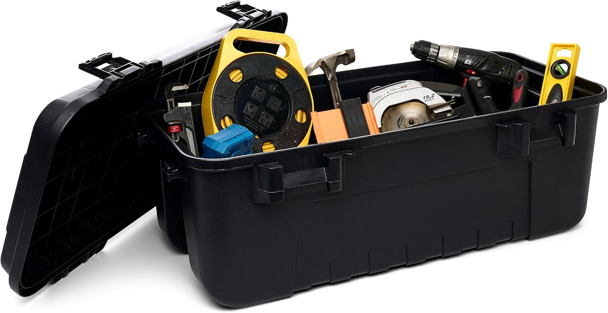 Wheeled storage trunk