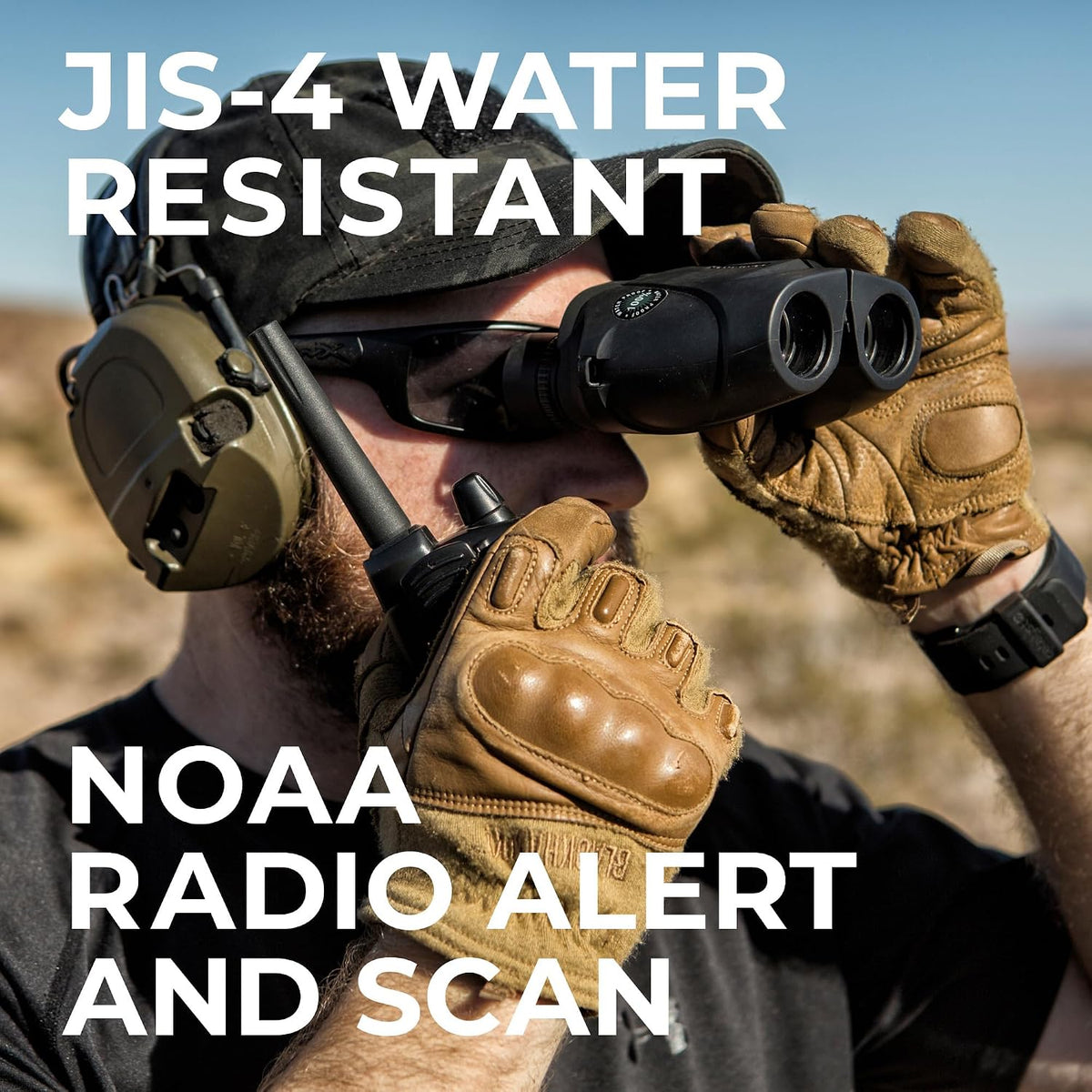 Midland GXT1000VP4 GMRS Two-Way Radios, 2-Pack with Headsets