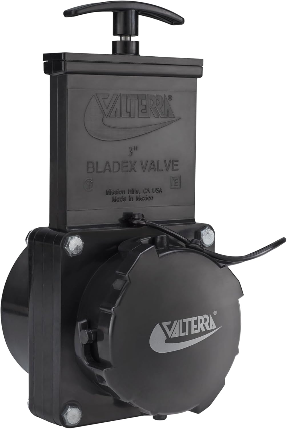 Stainless waste gate valve