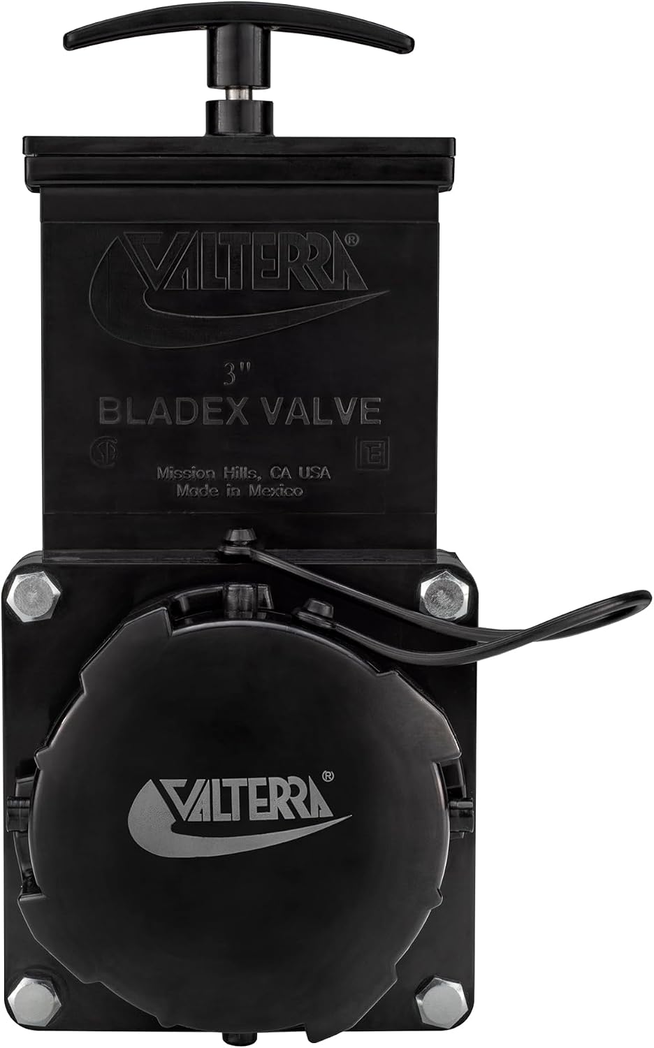 Stainless waste gate valve