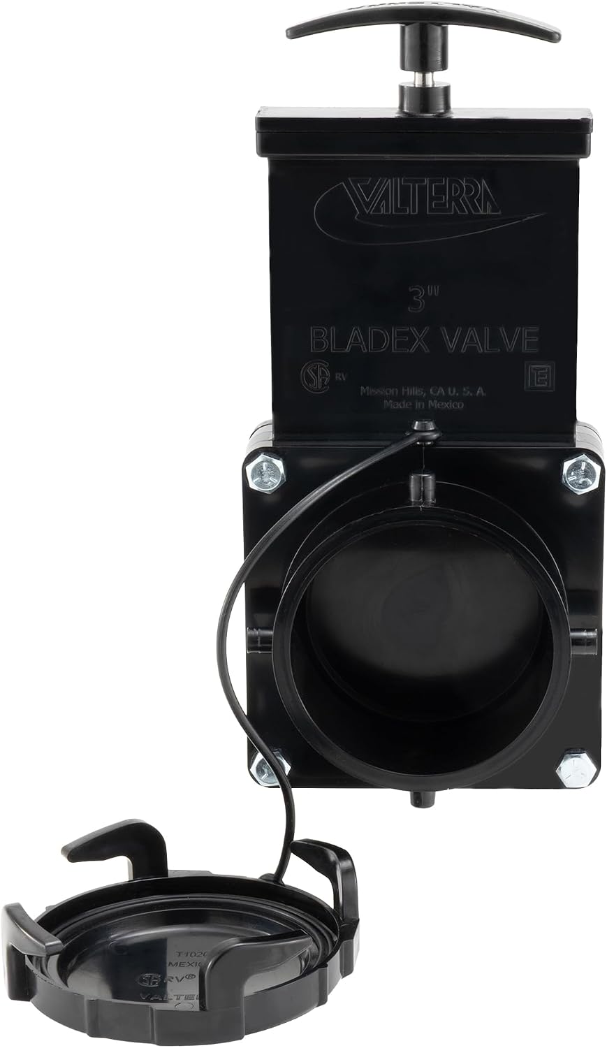 Stainless waste gate valve