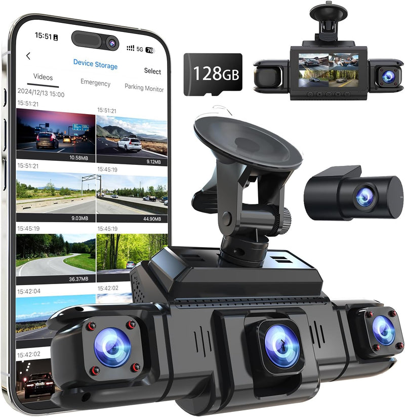 4-channel dash cam