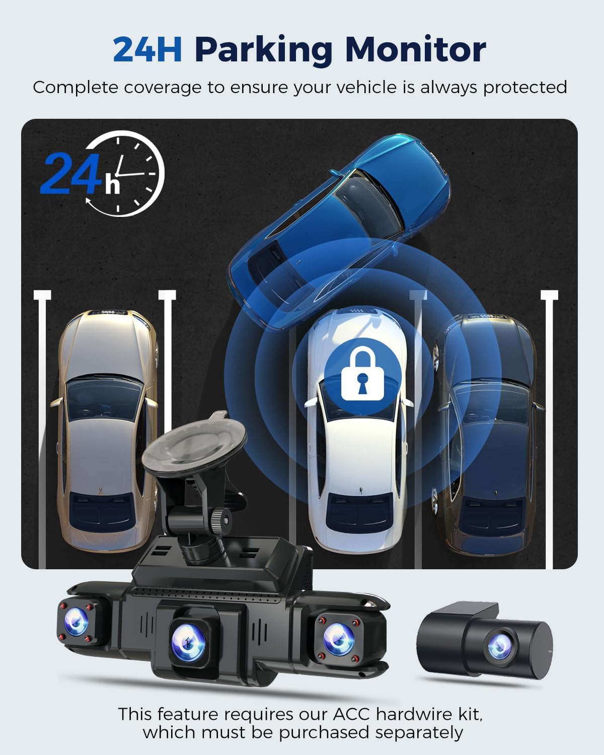 4-channel dash cam