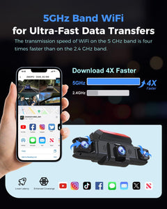 4-Channel 1080P Dash Cam, Front/Rear/Left/Right