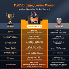 Bluetooth battery monitor