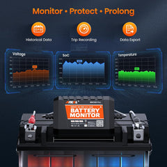 ANCEL BM300 Pro Bluetooth Battery Monitor, 6/12/24V