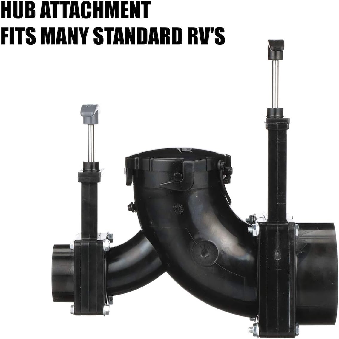 Ell double rotating valve