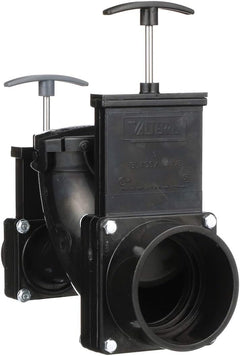 Ell double rotating valve