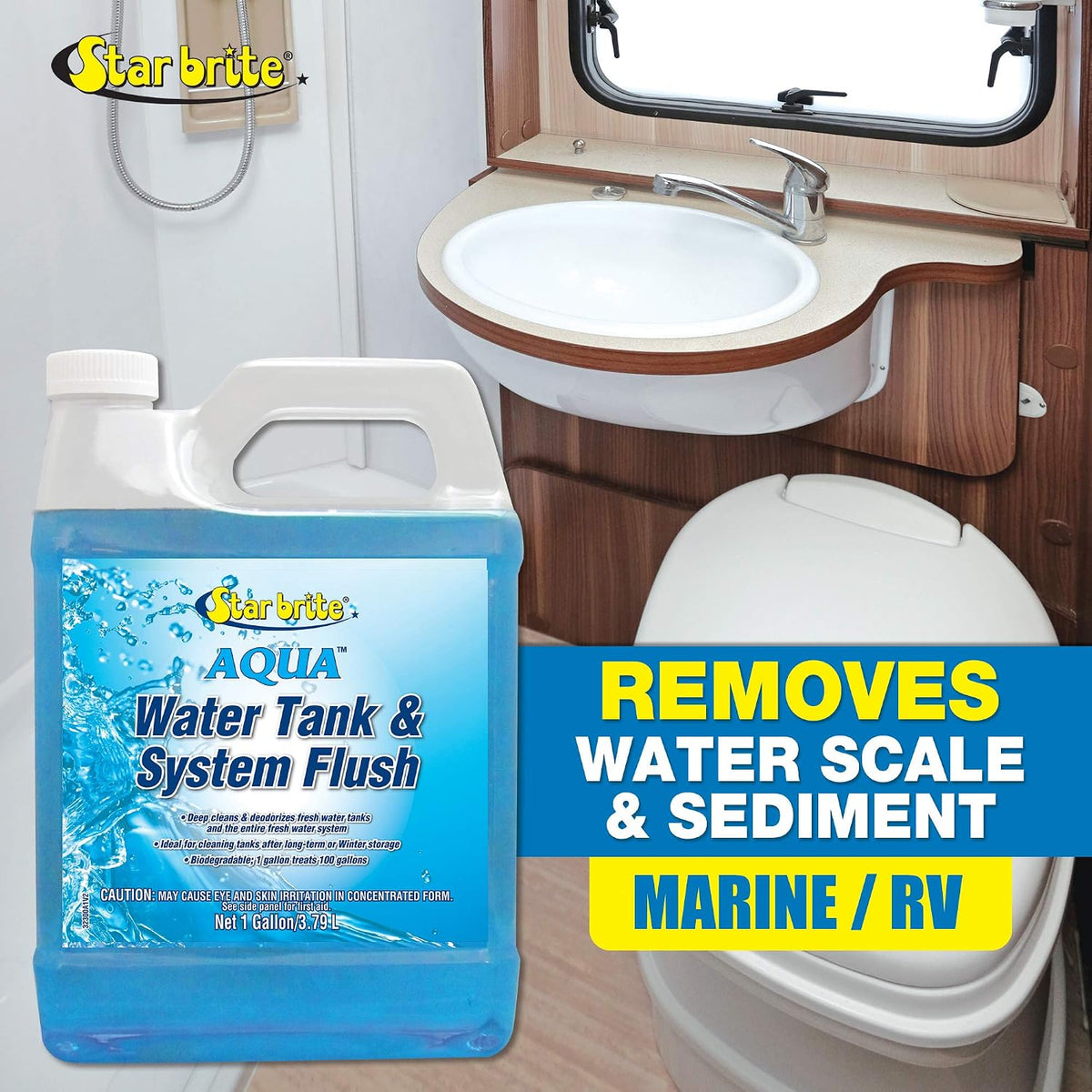 Water tank flush