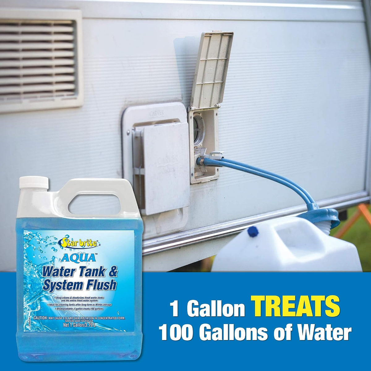 Star Brite Aqua Water Tank & System Flush, 1 Gallon