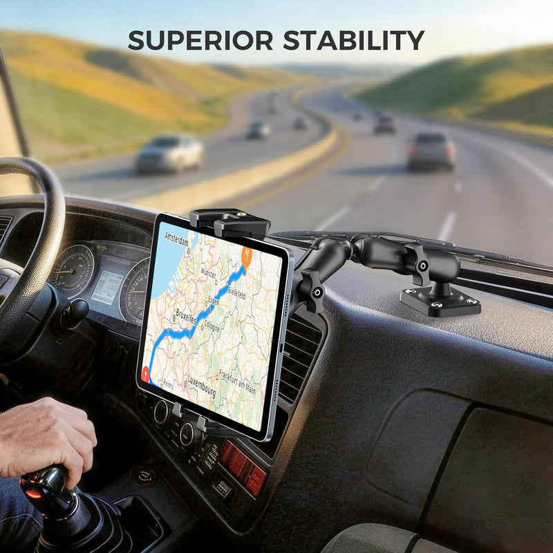 Drill-base tablet mount