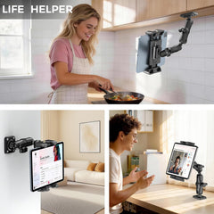 Drill-base tablet mount