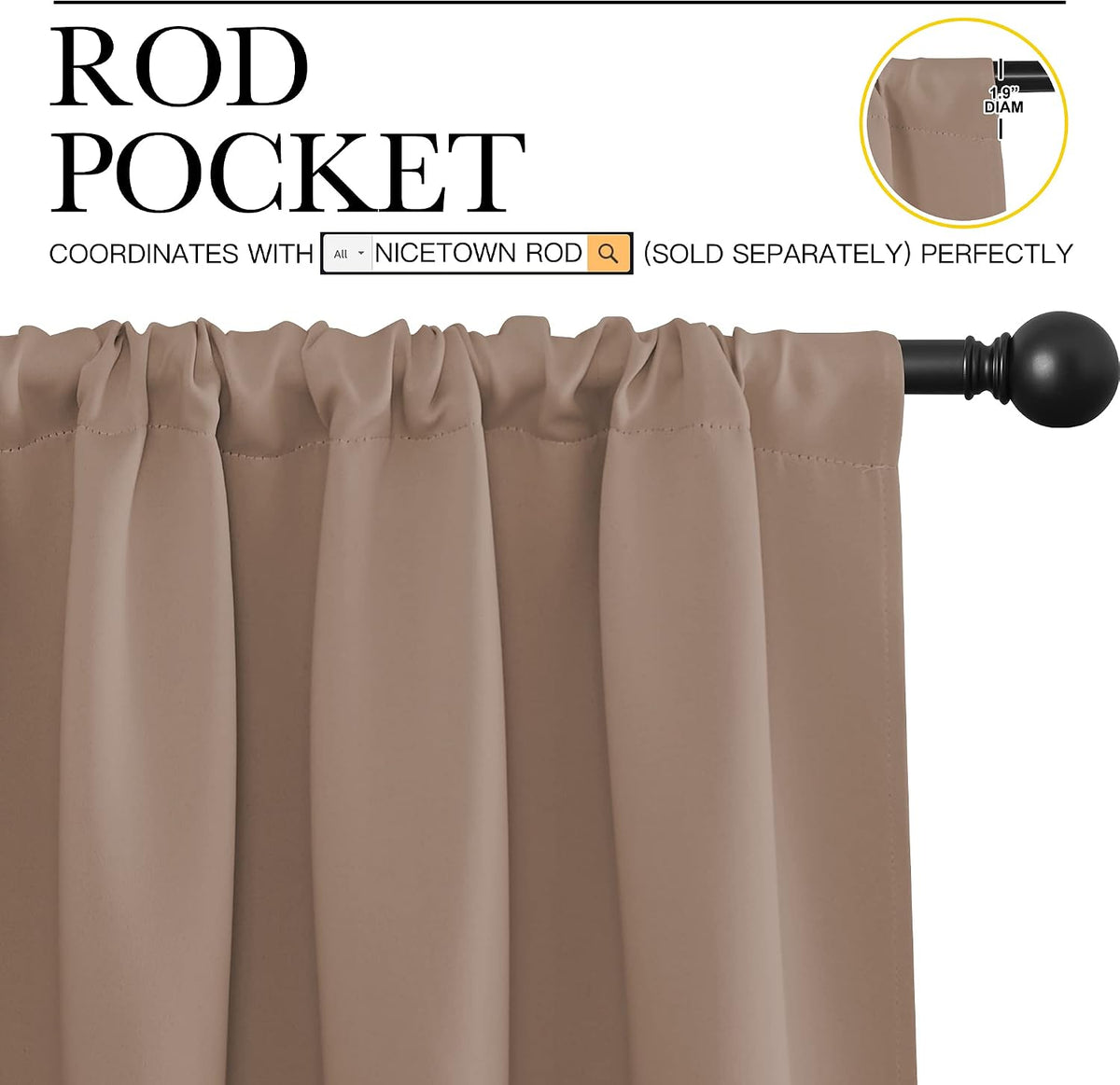 Camper blackout curtains