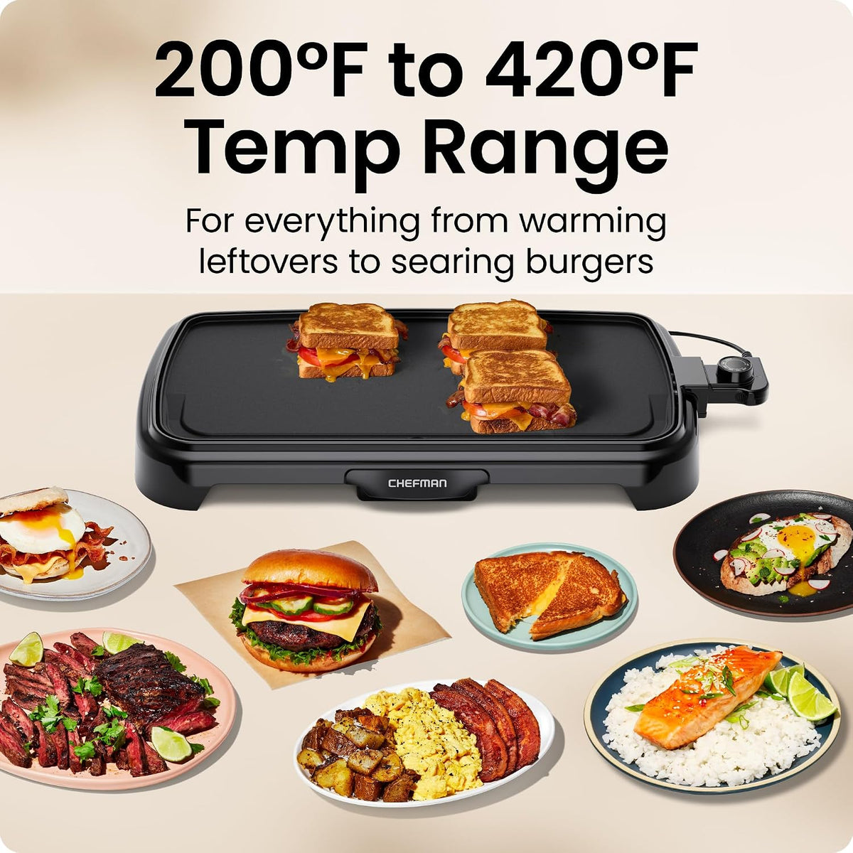 XL electric griddle