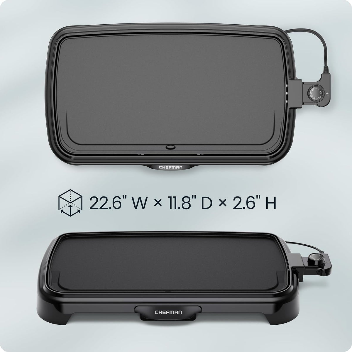 Chefman XL Electric Griddle, 10" x 20"