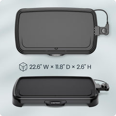 Chefman XL Electric Griddle, 10" x 20"