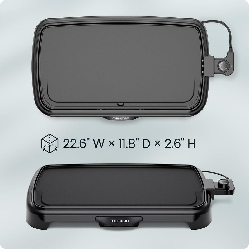 Chefman XL Electric Griddle, 10" x 20"