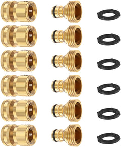 Brass hose quick connectors