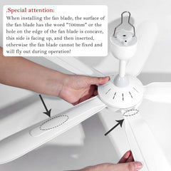 Portable ceiling fan