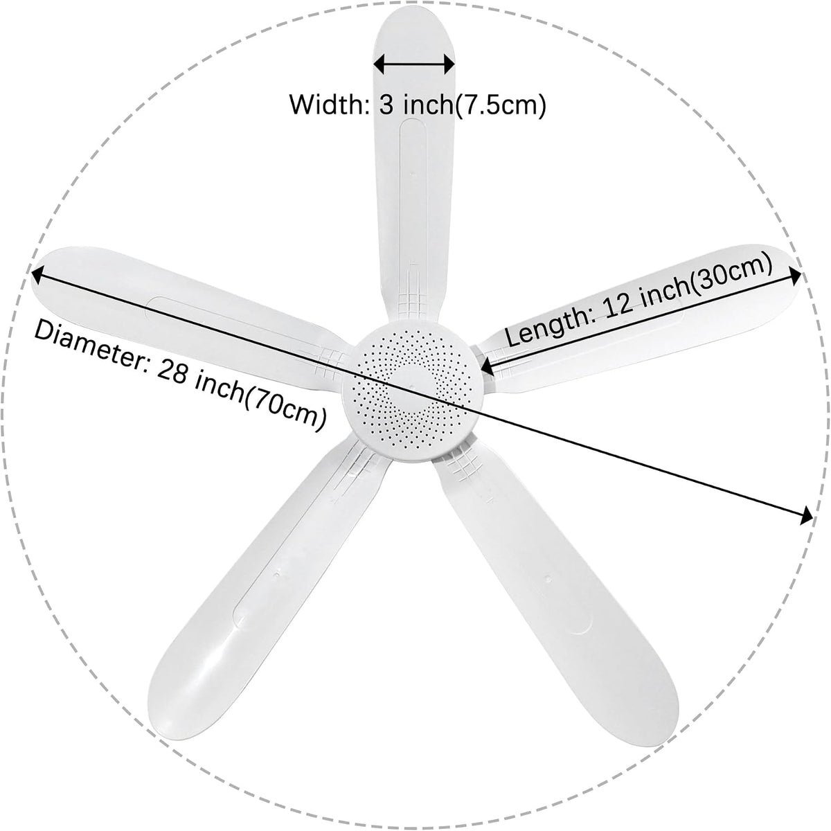 Portable ceiling fan