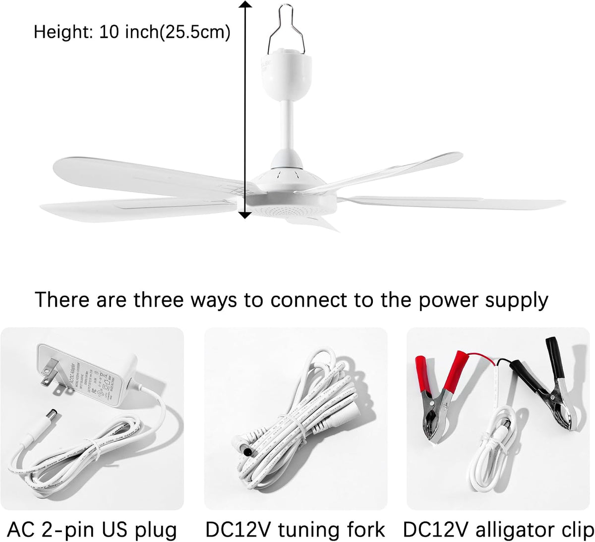 Portable ceiling fan