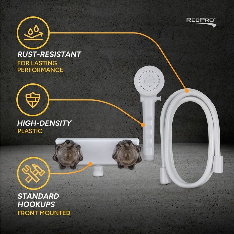 RV shower faucet kit