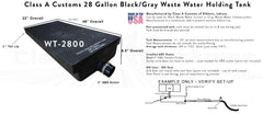 28 gallon RV waste tank