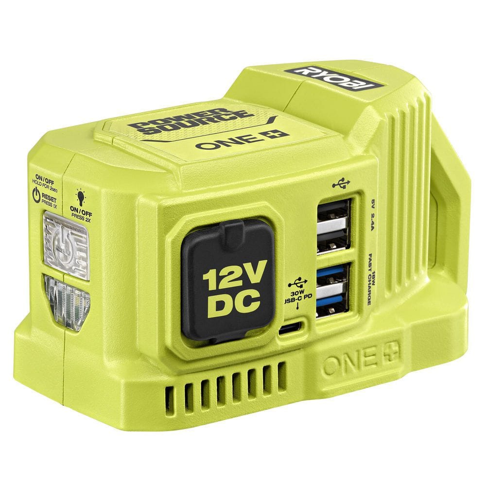 RYOBI ONE+ 18V 120W battery inverter