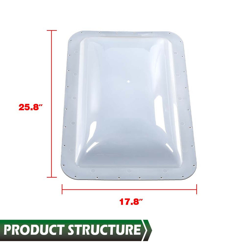 RV skylight exterior cover 17.8 x 25.8