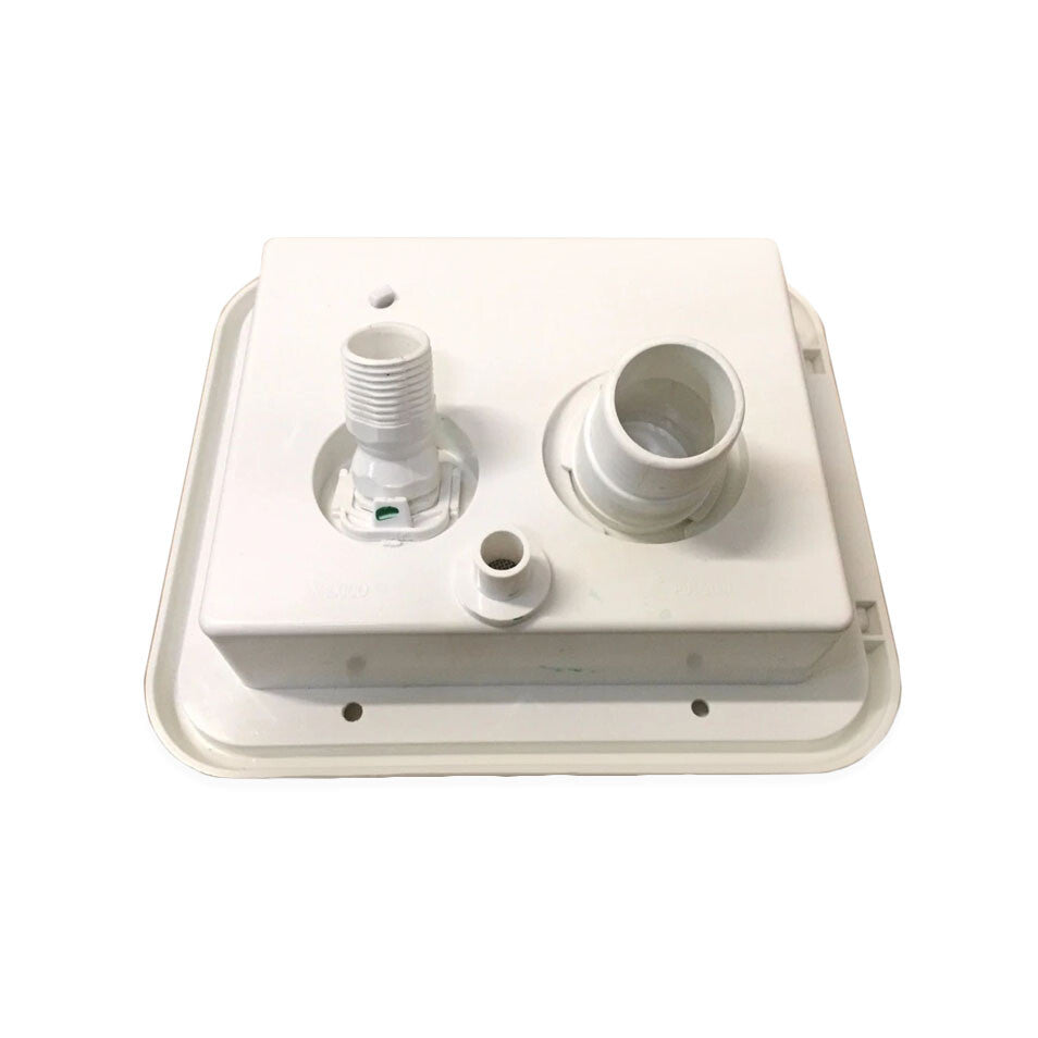 Valterra lockable gravity and city water fill hatch, white