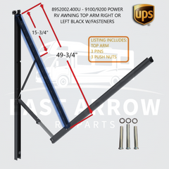 Power awning top arm for Dometic 9100/9200