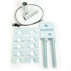 5th wheel hitch rail kit with brackets