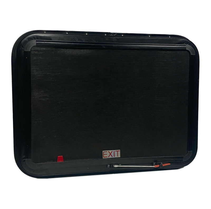 RV emergency exit window 30 x 22 hinged